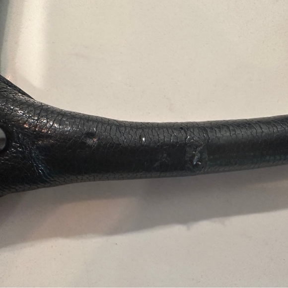 VGUC Black Banana Republix studded goat leather handbag - Picture 9 of 10